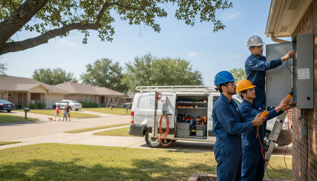 Certified electrician providing emergency electrical services in Camden, AR